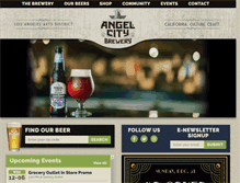 Tablet Screenshot of angelcitybrewery.com